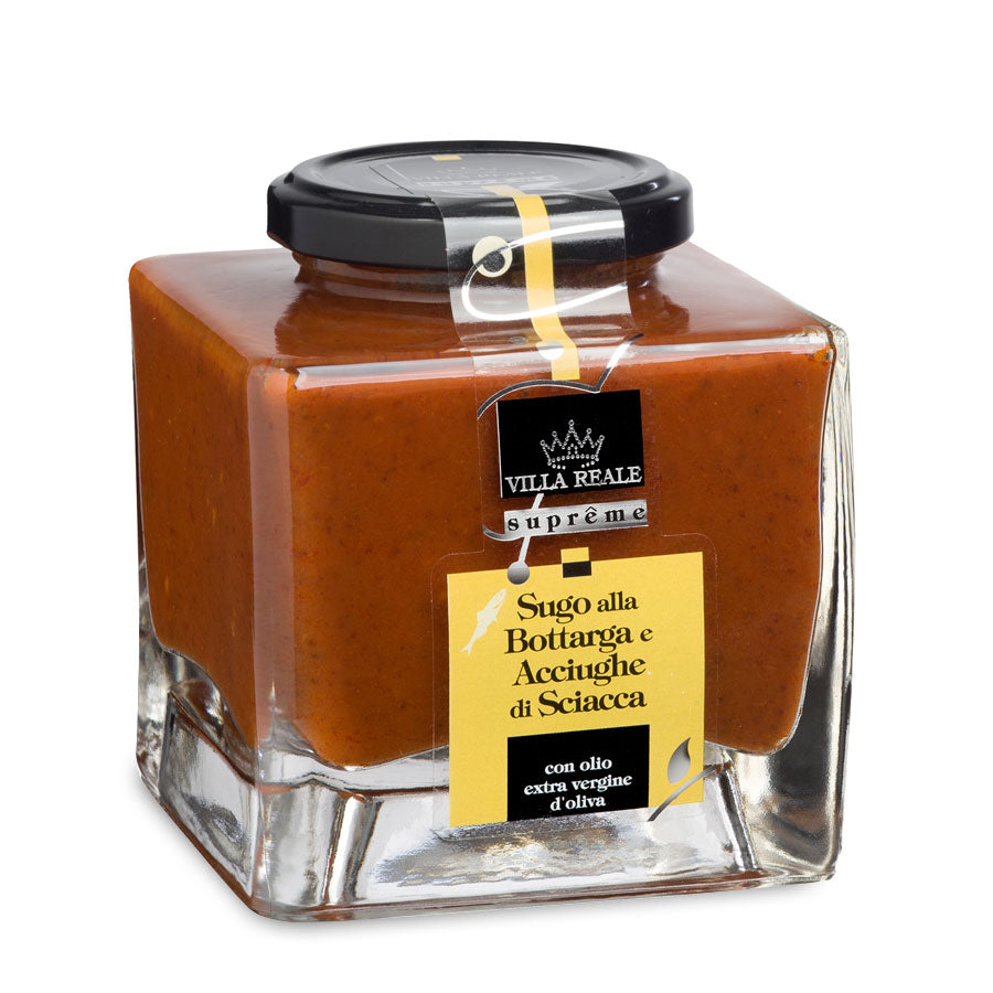 Bottarga Sauce and Sciacca Anchovies - Villa Reale Supreme