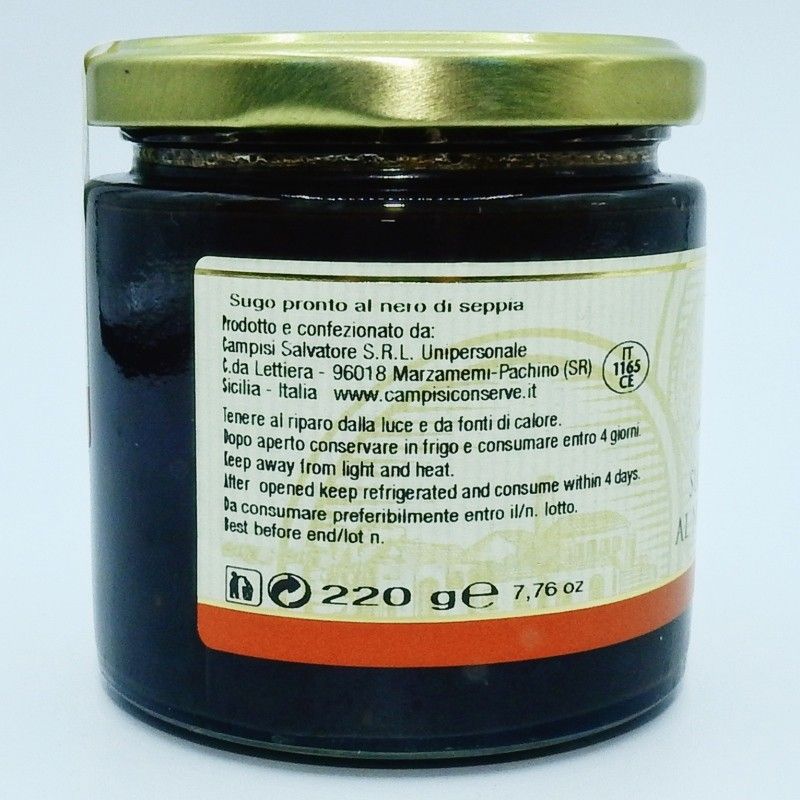 Sizilianische Tintenfischsauce - Campisi Conserve