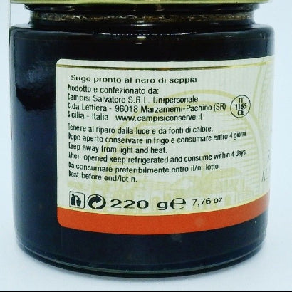 Salsa Tinta De Sepia Siciliana - Conserva Campisi