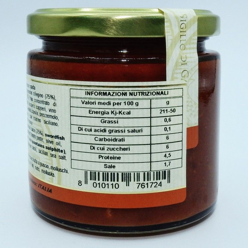 Sugo Pesce Spada Siciliano - Campisi Conserve