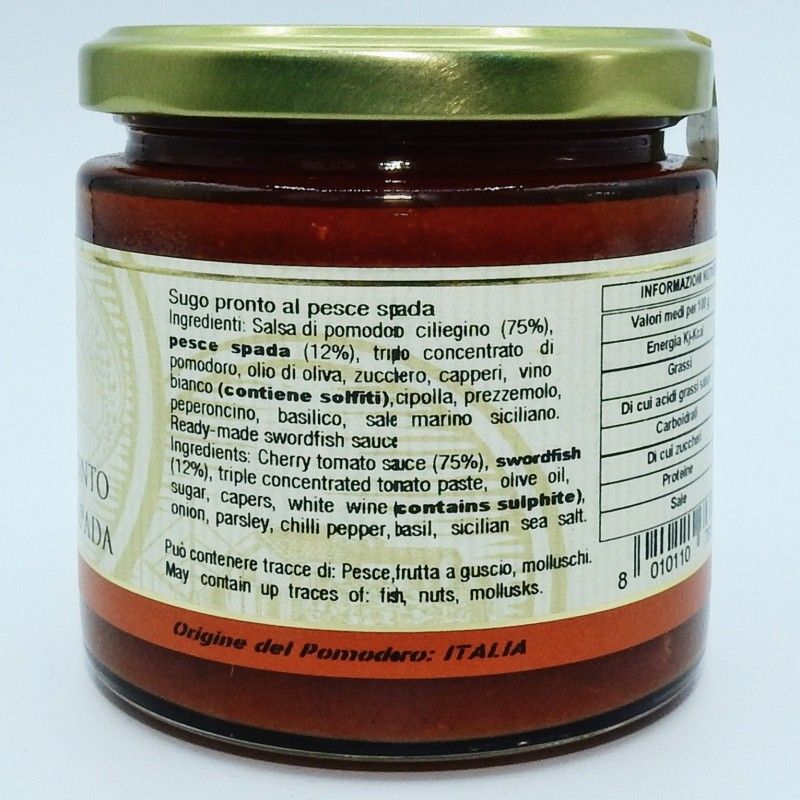 Sugo Pesce Spada Siciliano - Campisi Conserve