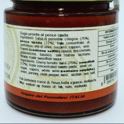 Salsa Siciliana De Pez Espada - Conserva Campisi