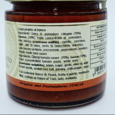Salsa Preparada con Atún Siciliano - Conserva Campisi