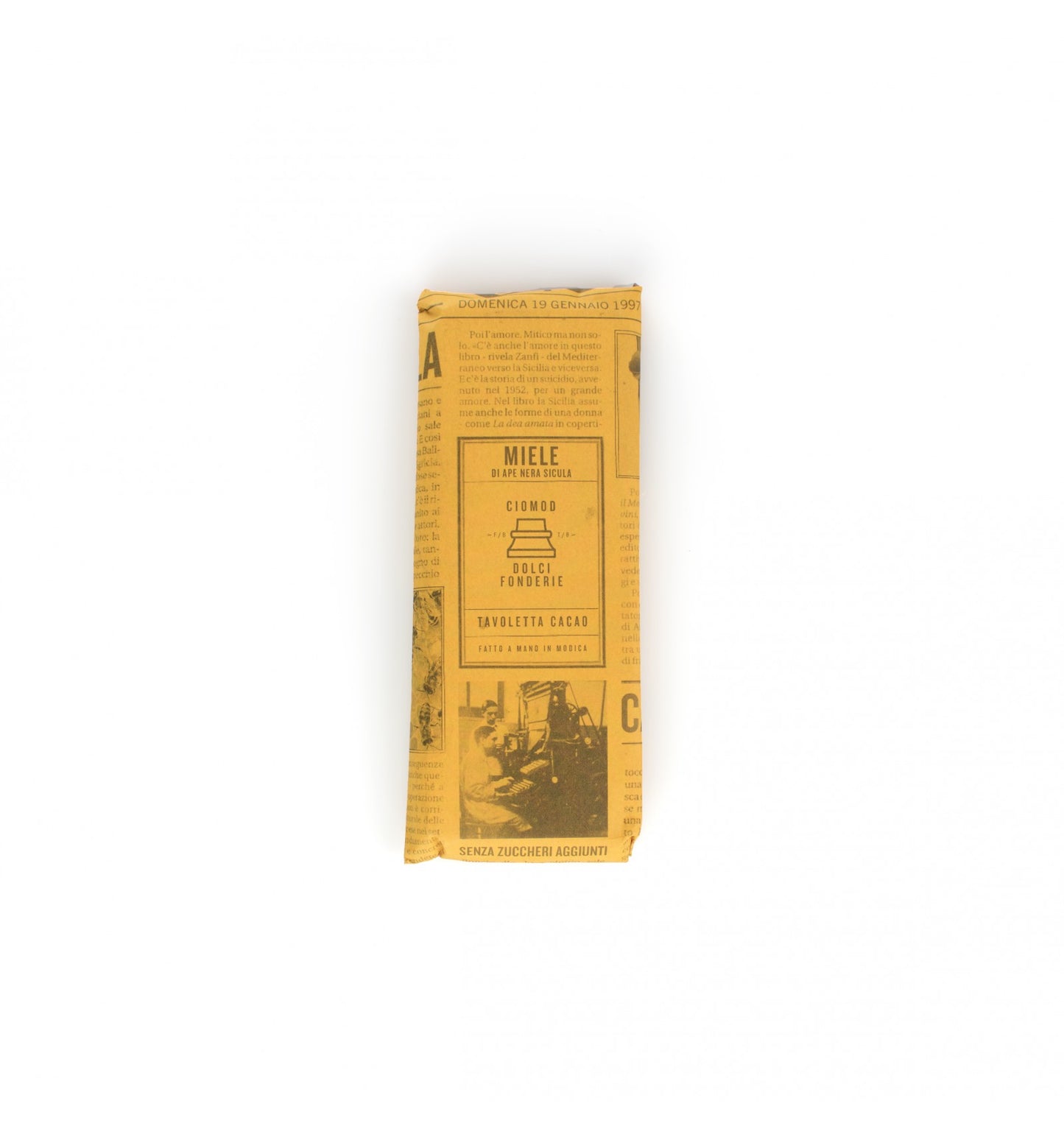 Cocoa bar and Sicilian Black Bee Carob Honey - Ciomod