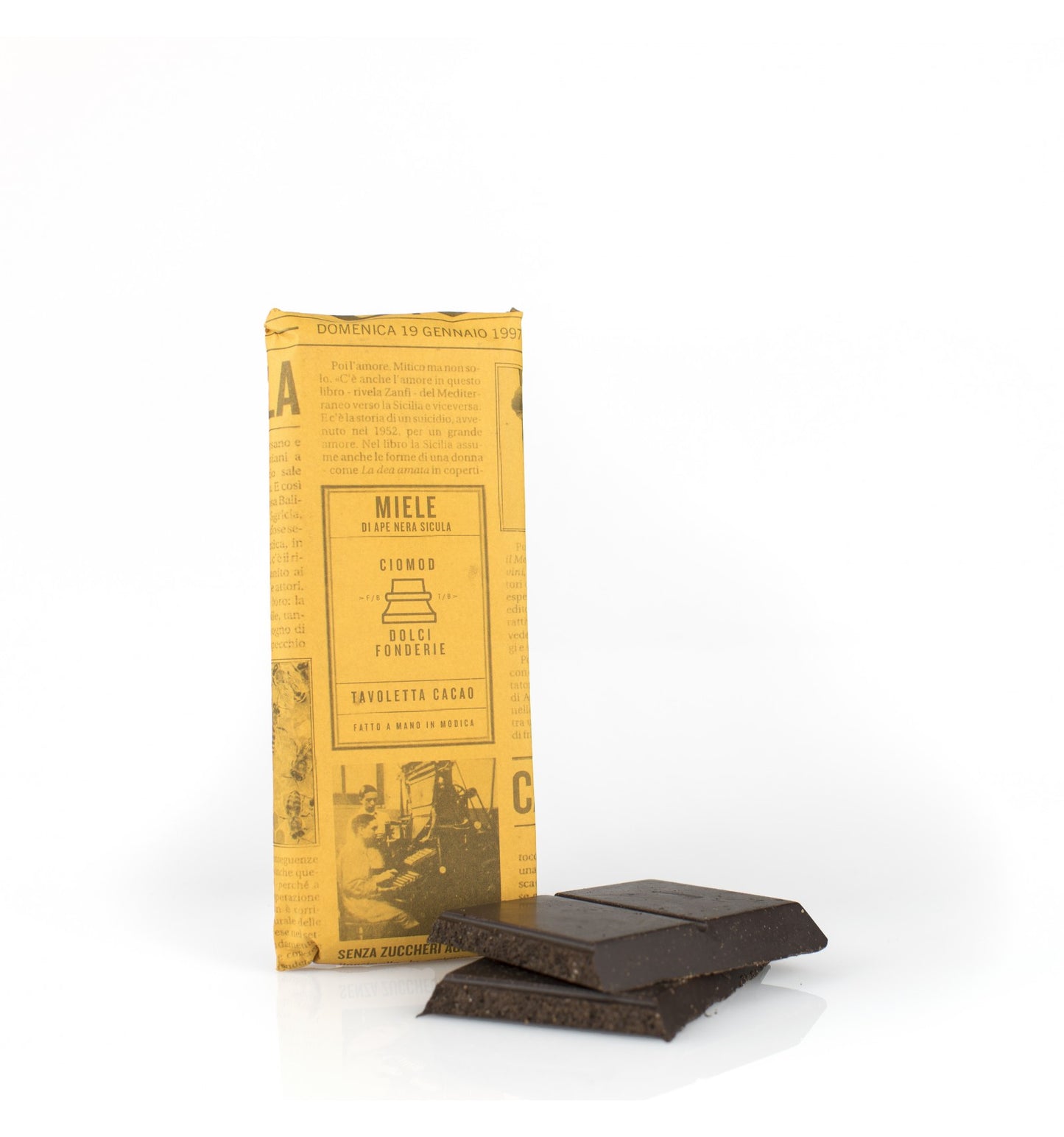Cocoa bar and Sicilian Black Bee Carob Honey - Ciomod