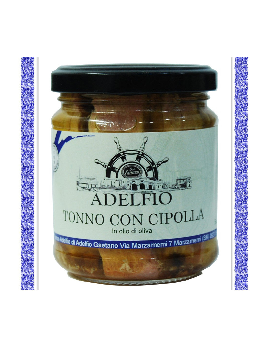 Tonno con Cipolla in Agrodolce all'Olio di Oliva - Adelfio