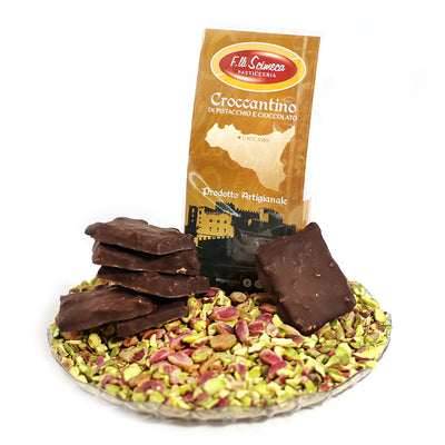 Crunchy mit Pistazien und Chocolate-F.lli Scimeca-Gebäck