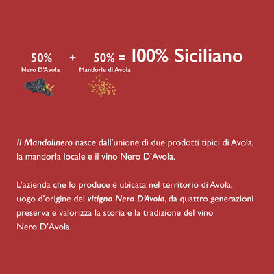6 Flaschen sizilianischer Wein Mandolinero Mandel von Avola - Assennato