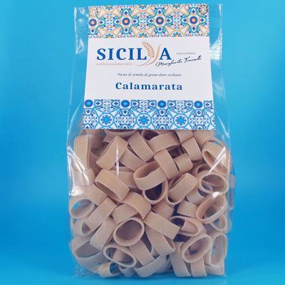Pasta Calamarata di Grano Duro Siciliano - Sicilia Naturalmente