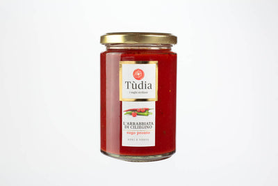 Arrabbiata aux cerises siciliennes sans gluten - Tudia