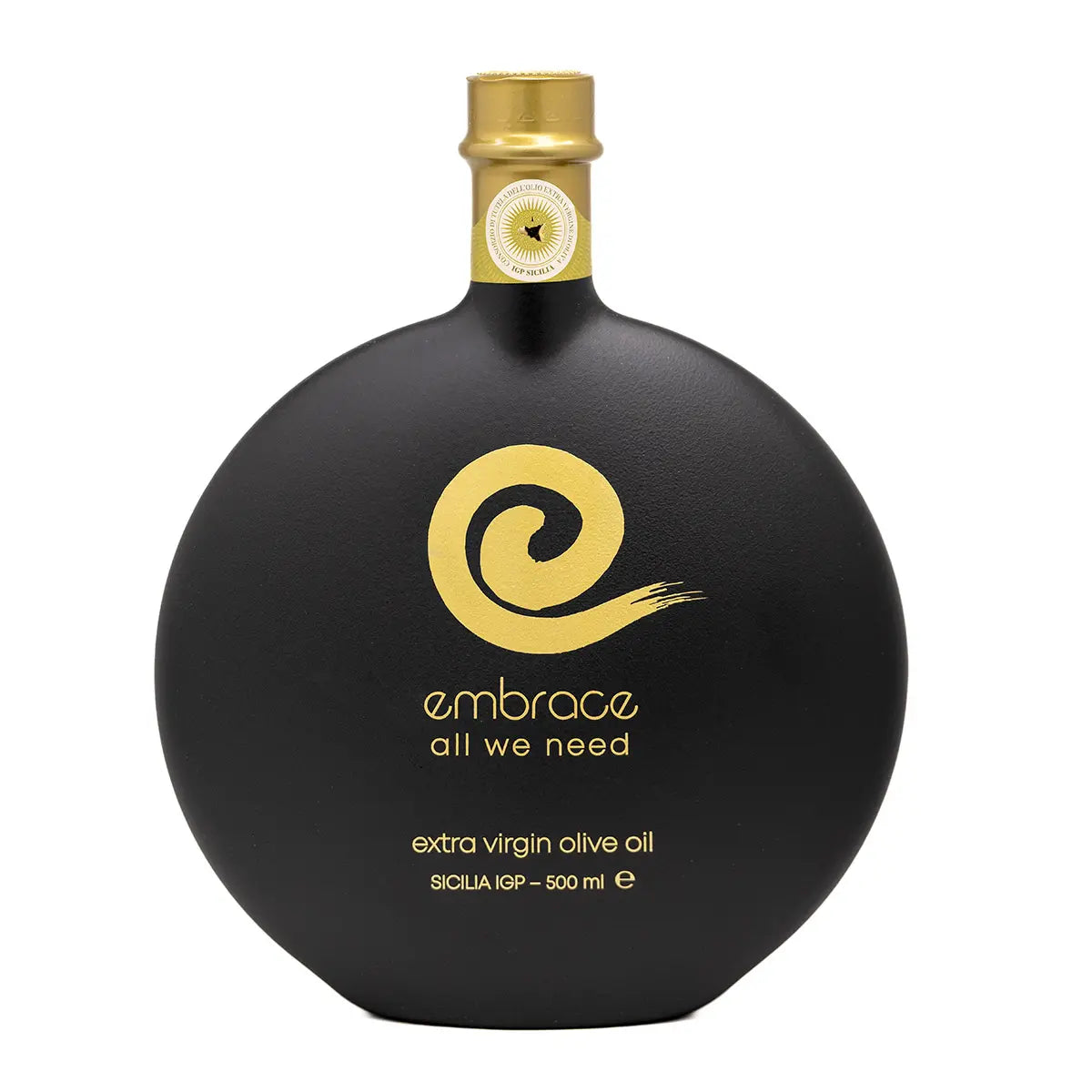 Bouteille d'huile d'olive extra vierge sicilienne - Embrace