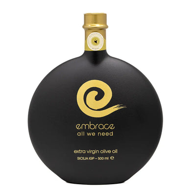 Botella de Aceite de Oliva Virgen Extra Siciliano - Monocultivar Nocellara del Belice - Embrace