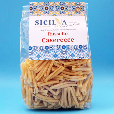 Russello-Sicilia Por supuesto Pasta Caserecce de antiguos granos sicilianos