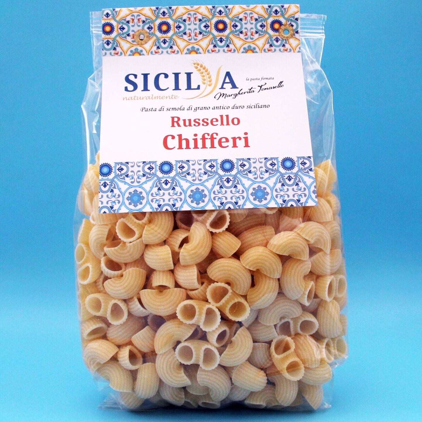 Pasta Chifferi di Grani Antichi Siciliani Russello - Sicilia Naturalmente