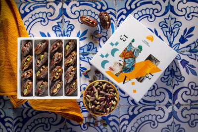 Datteln mit Raffadali-Pistazien DOP - Bauernhof Valle dei Templi