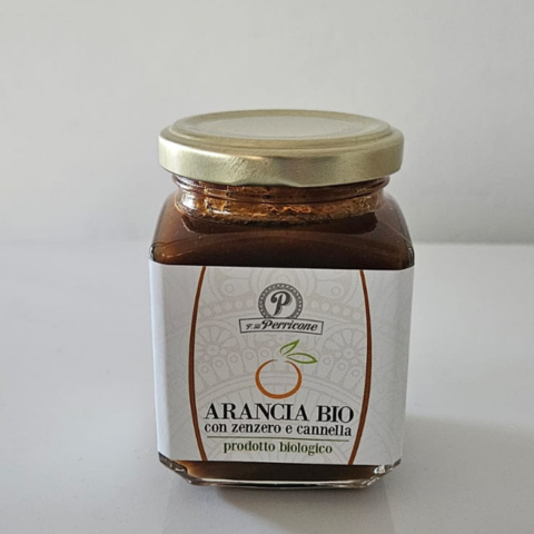 Marmellata di Arancia con Zenzero e Cannella Bio - F.lli Perricone