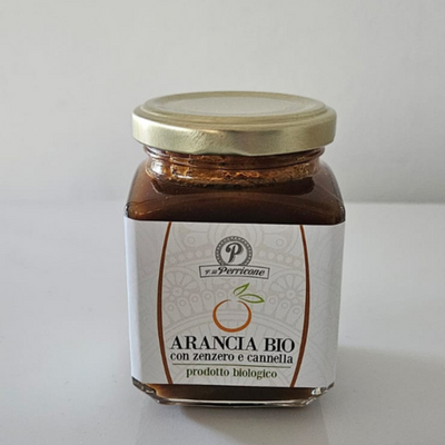 Marmellata di Arancia con Zenzero e Cannella Bio - F.lli Perricone