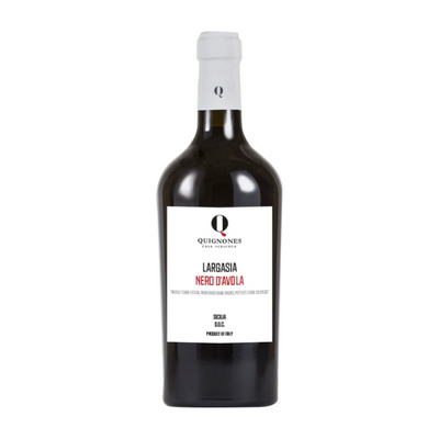 Vino Nero d'Avola Largasia Doc Sicilia - 6 Bottiglie - Quignones Casa Vinicola Sicilia