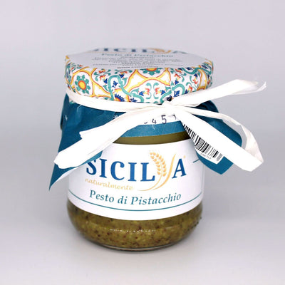 Pesto de pistacho siciliano-Sicilia por supuesto