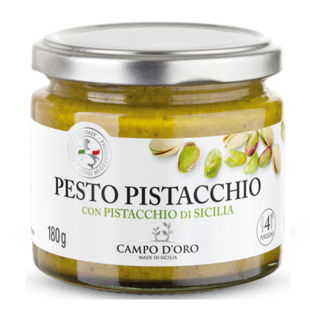 Pesto di Pistacchio con Pistacchio di Sicilia - Campo d'oro