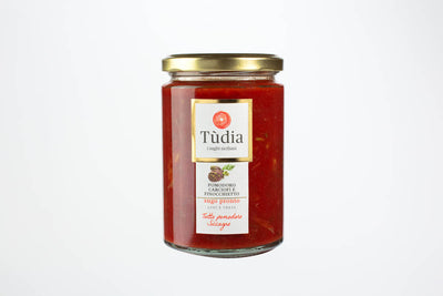 Sauce sicilienne aux tomates, artichauts et fenouil sans gluten - Tudia
