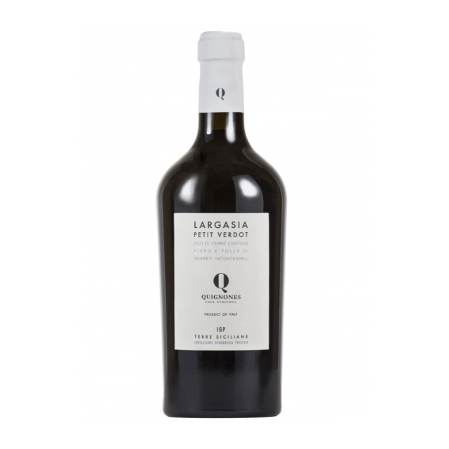 Vino Largasia Petit Verdot Terre Siciliane IGP - 6 Bottiglie - Quignones Casa Vinicola Sicilia