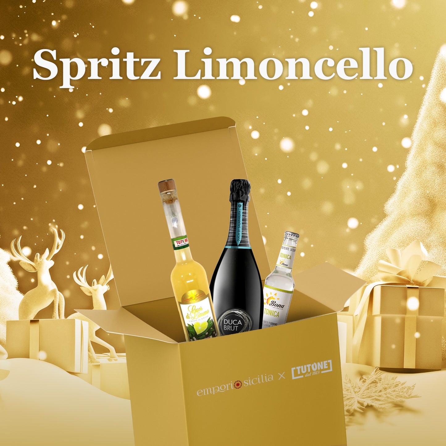 Spritz Limoncello Christmas Box - Emporio Sicilia &amp; Tutone 