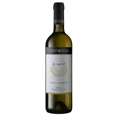 Wein Giato - Grillo Catarratto Doc Sicilia Superiore 2021 - 6 Flaschen - Cento Passi