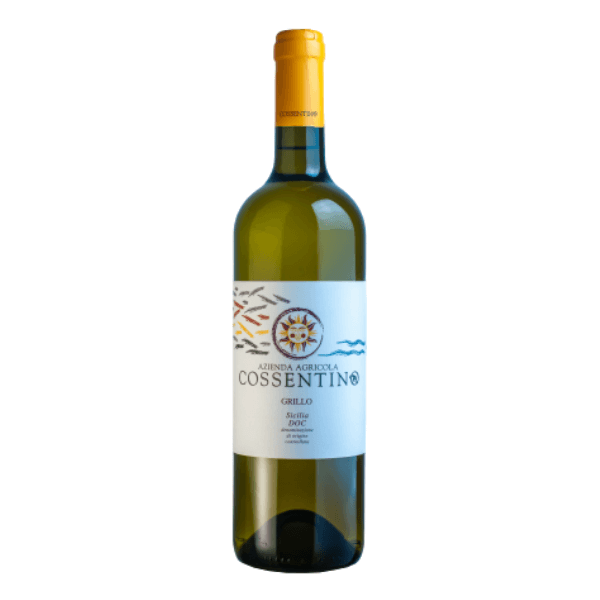 6 Bottiglie di Vino Bianco Grillo Doc Bio Sicilia - Cossentino