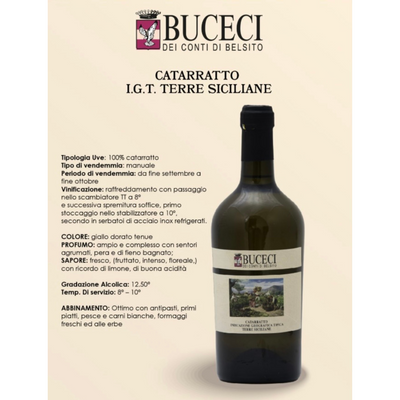 6 Bouteilles de Vin Catarratto Igt de Sicile - Buceci