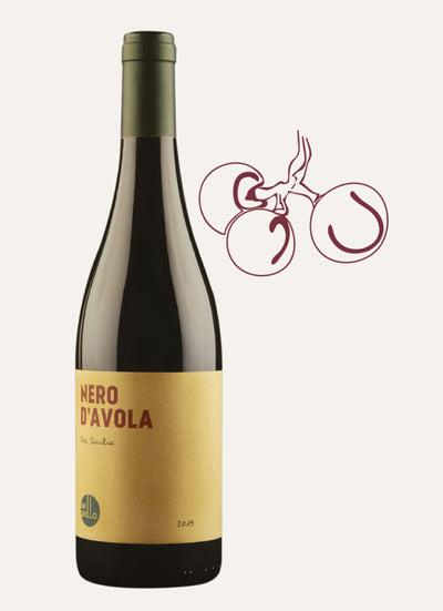 6 Botellas de Nero d'Avola Doc Bio de Sicilia - Del Grillo
