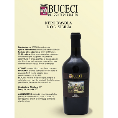 6 Flaschen Bio Nero d'Avola Doc - Buceci