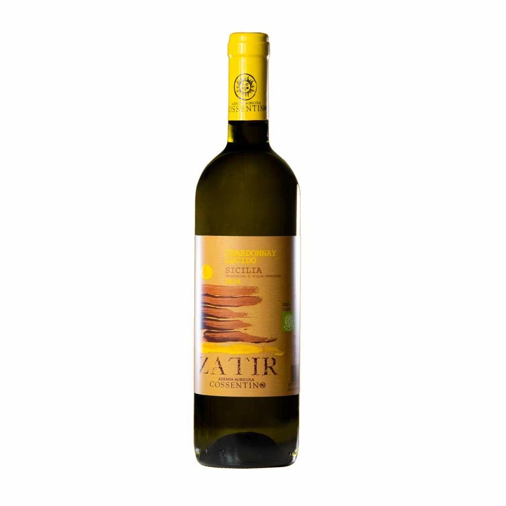 6 Bottiglie di Zatir Chardonnay Lucido Doc Sicilia Bio - Cossentino