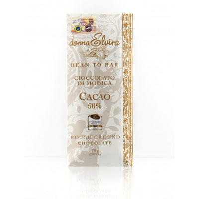 Cioccolato di Modica IGP Cacao 50 % - Donna Elvira