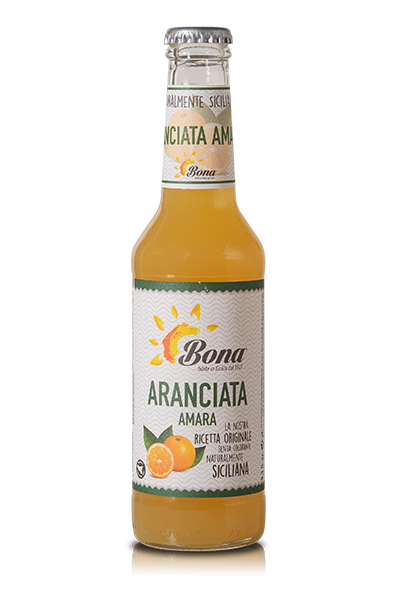 Bitter Orange Sicilian Drink - 24 Bottles - Bona Drinks