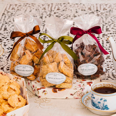 Agnuni Biscuits with Sicilian Pistachio – Mamma Andrea's Peccatucci