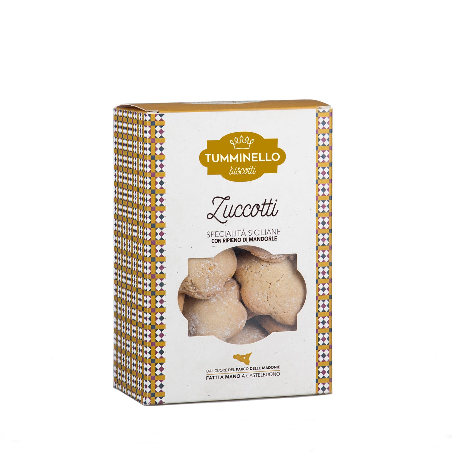 Biscotti Siciliani Zuccotti Ripieni di Mandorle di Sicilia - Tumminello