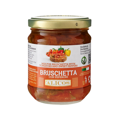 Sicilian Bruschetta with Peppers - Alicos 