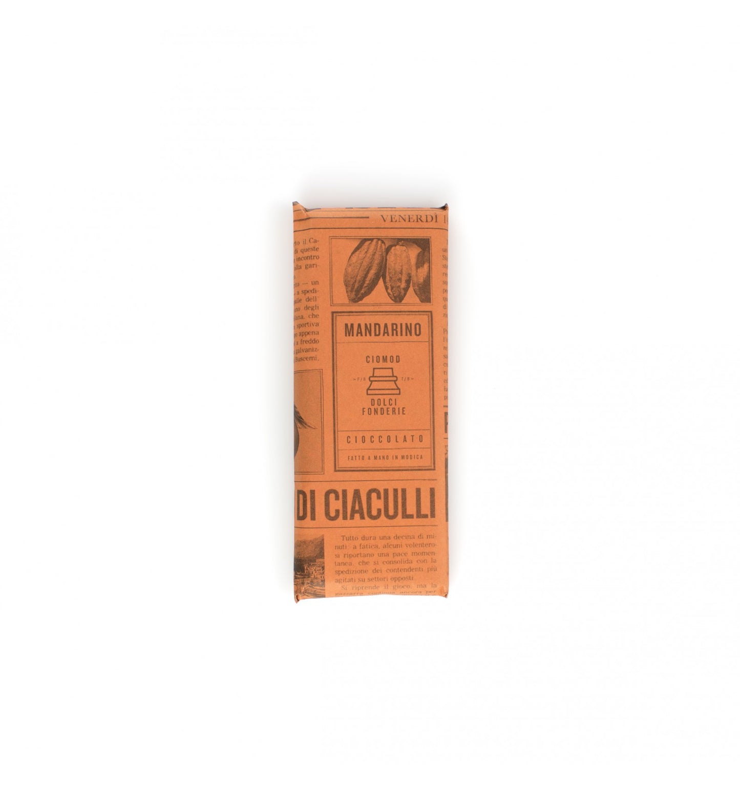 Cioccolato di Modica Igp con Mandarino Tardivo di Ciaculli - Ciomod