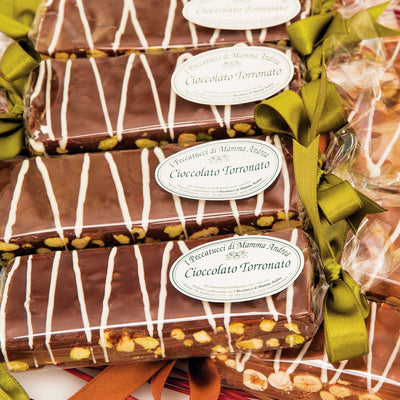 Nougat Zartbitterschokolade und Pistazien – Mamma Andreas Peccatucci