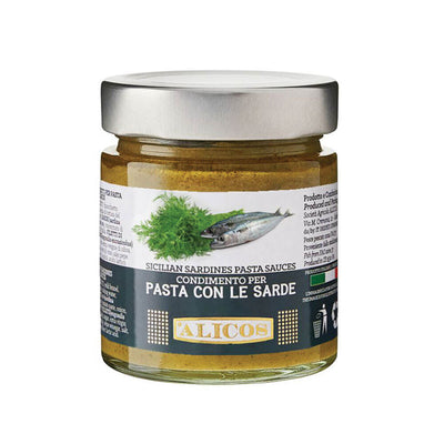 Pâtes condimentaires aux sardines siciliennes - Alicos