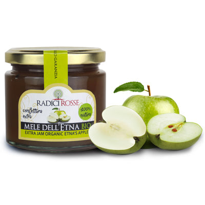 Bio-Marmelade aus sizilianischem Ätna-Apfel Extra - Rote Wurzeln