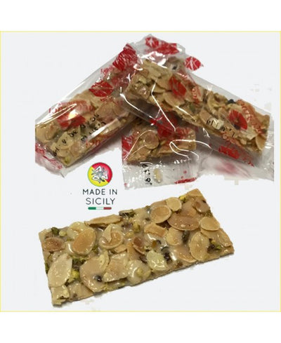 Sicilian Almond and Pistachio Brittles 16 Packs of 300g - Uccaruci