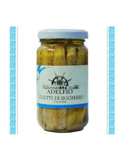 Mackerel Fillets in Olive Oil - Adelfio
