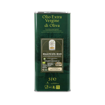 Halycos Organic Sicilian Extra Virgin Olive Oil in Tin - Alicos