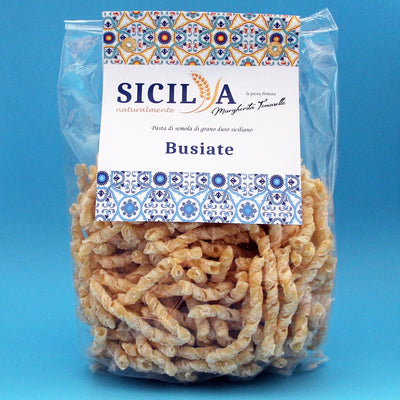 Pasta Busiate De Trigo Duro Siciliano - Naturally Sicily