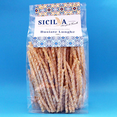 Long Busiate Pasta of Sicilian Durum Wheat - Naturally Sicily