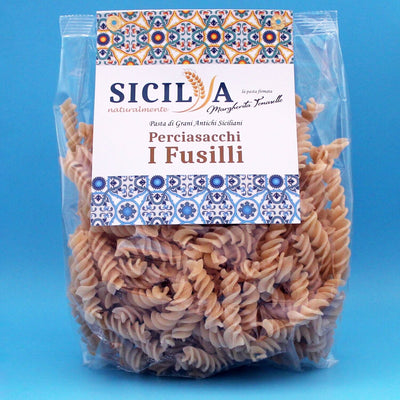 Pasta Fusilli di Grani Antichi Siciliani Perciasacchi - Sicilia Naturalmente