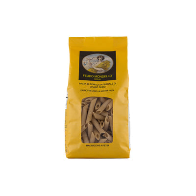 Sizilianische Hartweizen-Penne-Rigate-Vollkornnudeln - Feudo Mondello
