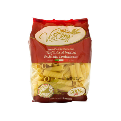 Pasta siciliana Rigatoni - Fábrica de pasta Vallolmo
